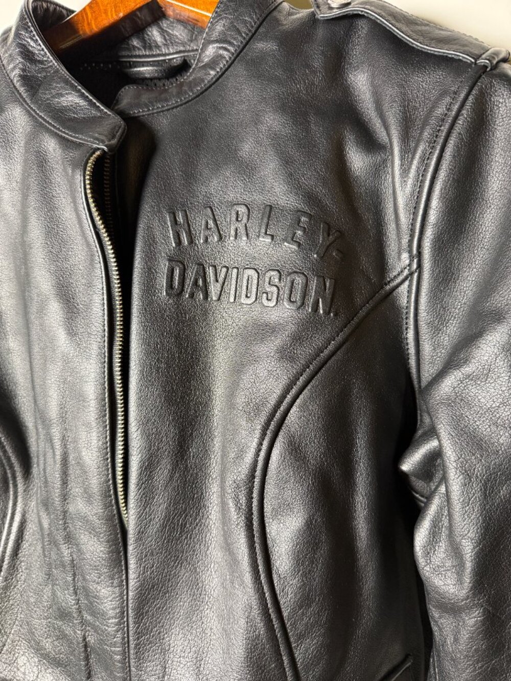 Harley-Davidson NWT HD Amalgram Modular 3 Captains BuffaloHide Leather Jacket 3W